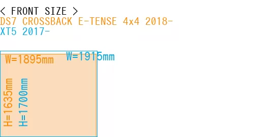 #DS7 CROSSBACK E-TENSE 4x4 2018- + XT5 2017-